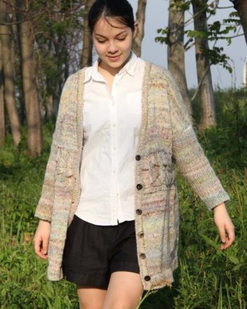 y 991 Jakke i Silk Garden Solo